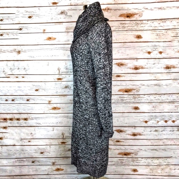 a.n.a Ribbed Cowl Neck Mid length Sweater Dress - Picture 3 of 9